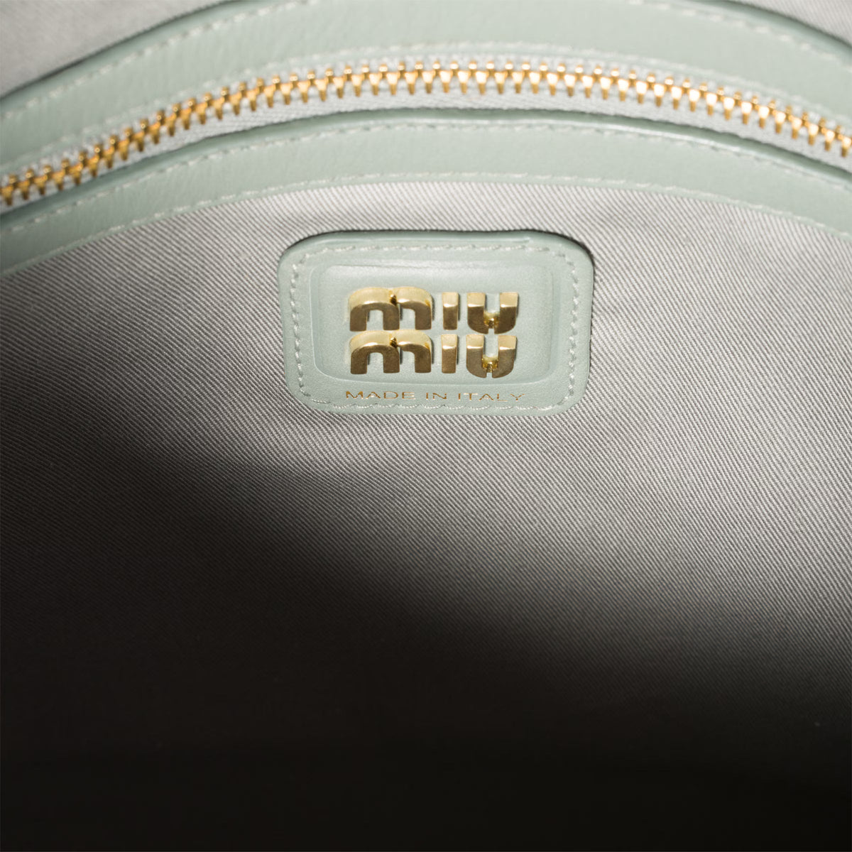 MiuMiu Sac IVY en Suède Blanc