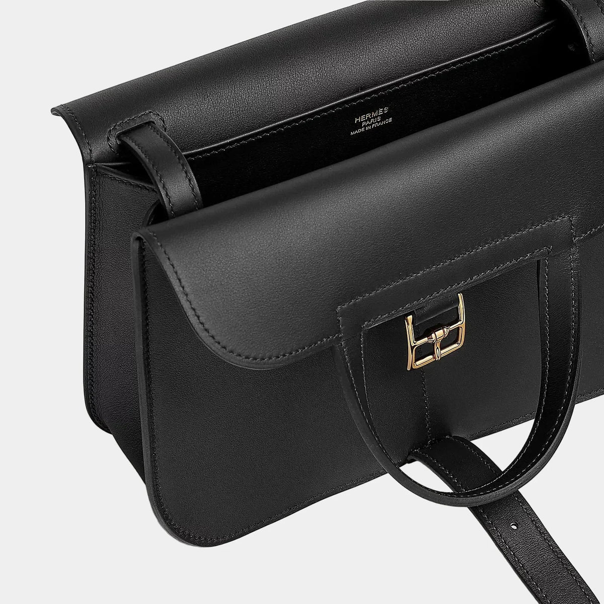 Hermès Sac Halzan Mini Noir