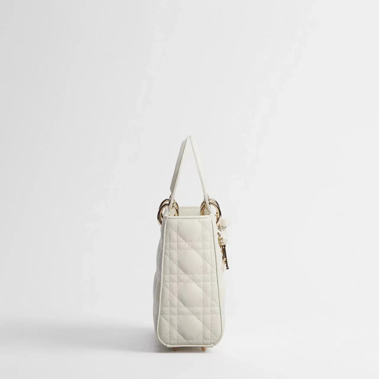 Dior Sac Lady Small Blanc à bandoulière