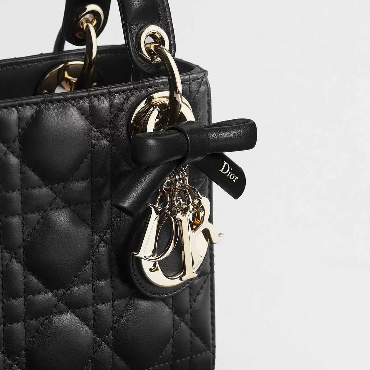 Dior Sac Lady Noir Mini à chaîne