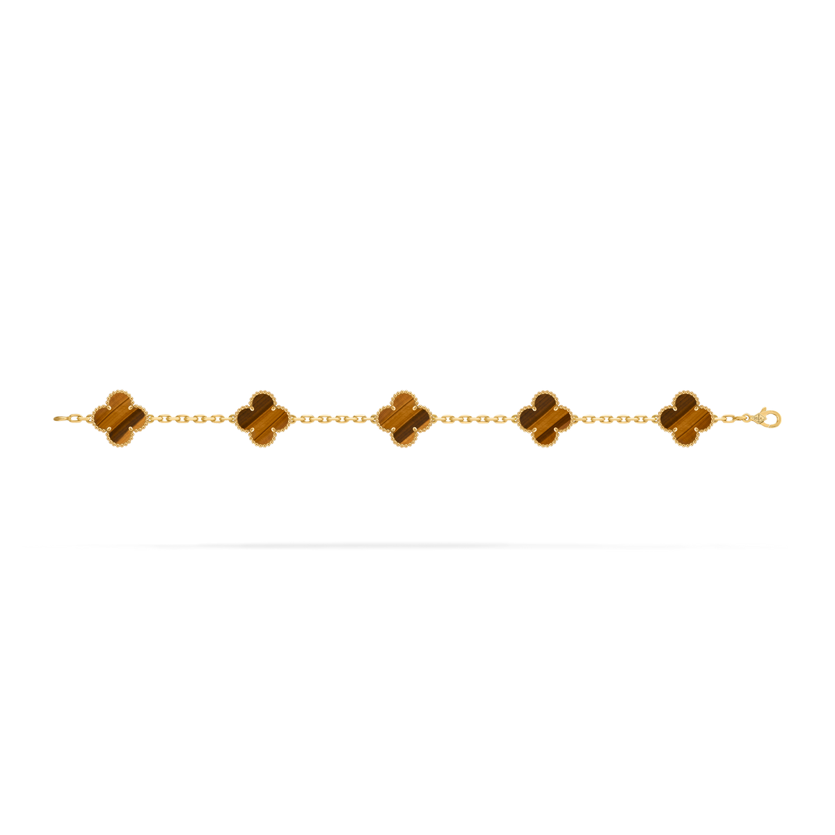 Van Cleef Vintage Alhambra 5 motifs Oeil de tigre
