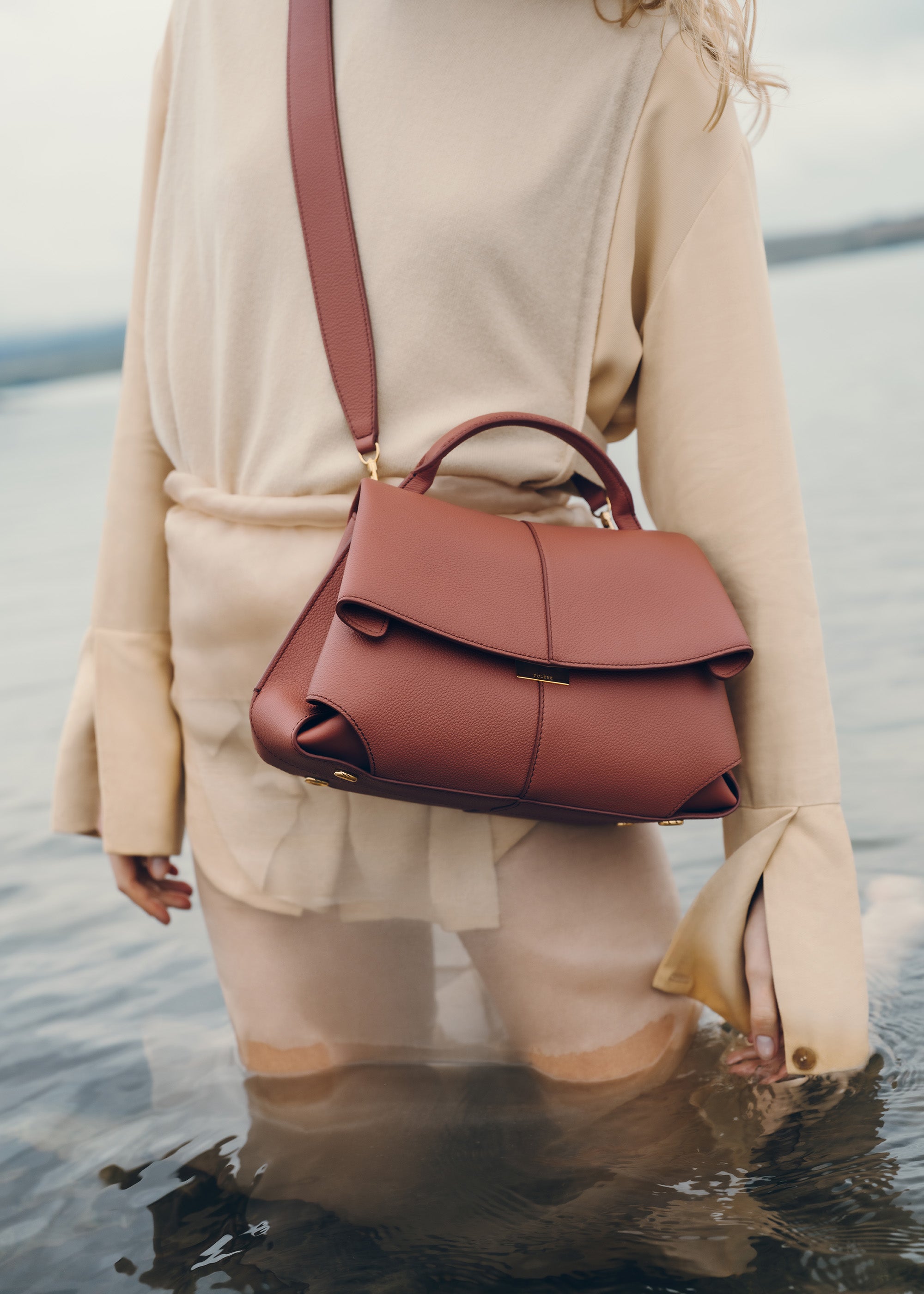 Polène Sac Mokki Terracotta Grainé