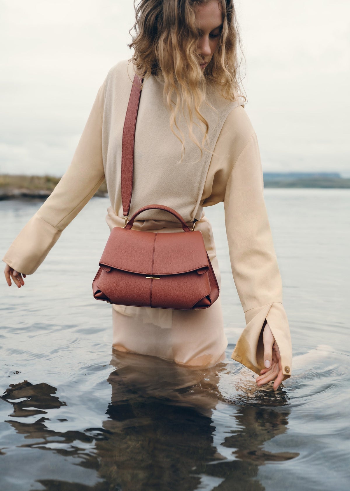 Polène Sac Mokki Terracotta Grainé