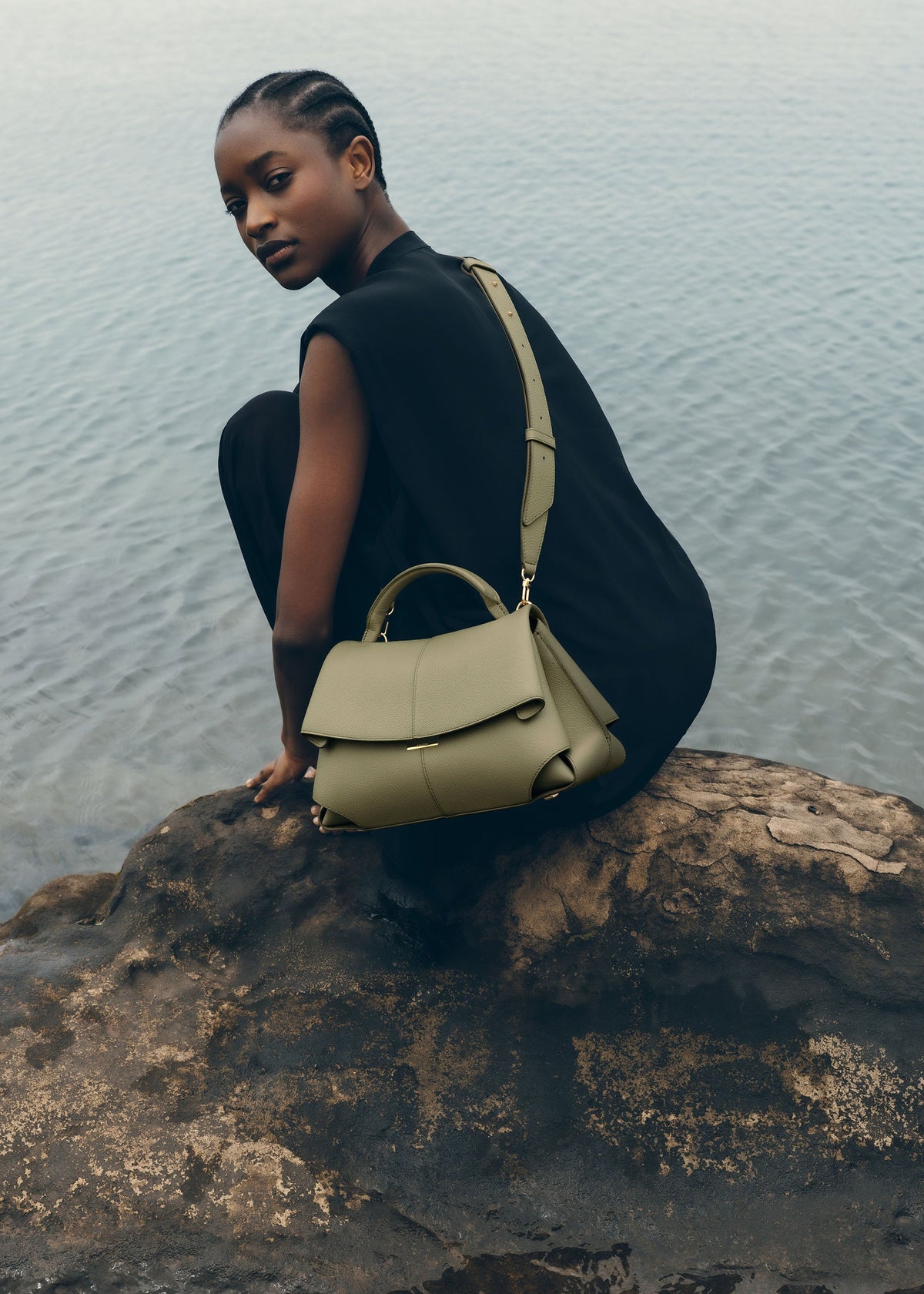 Polène Sac Mokki Tilleul Grainé