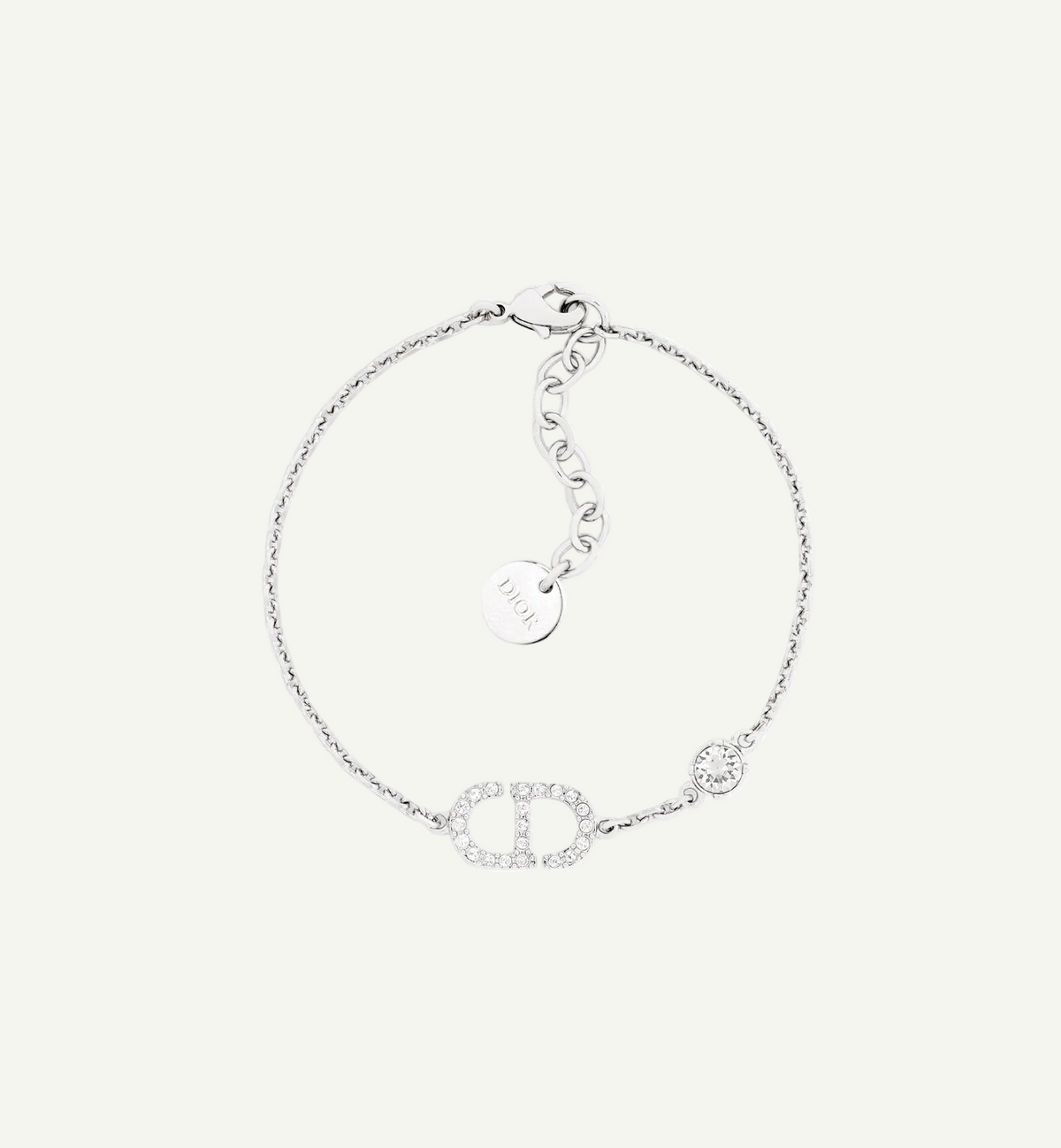 Dior - Bracelet Petit CD Argentée