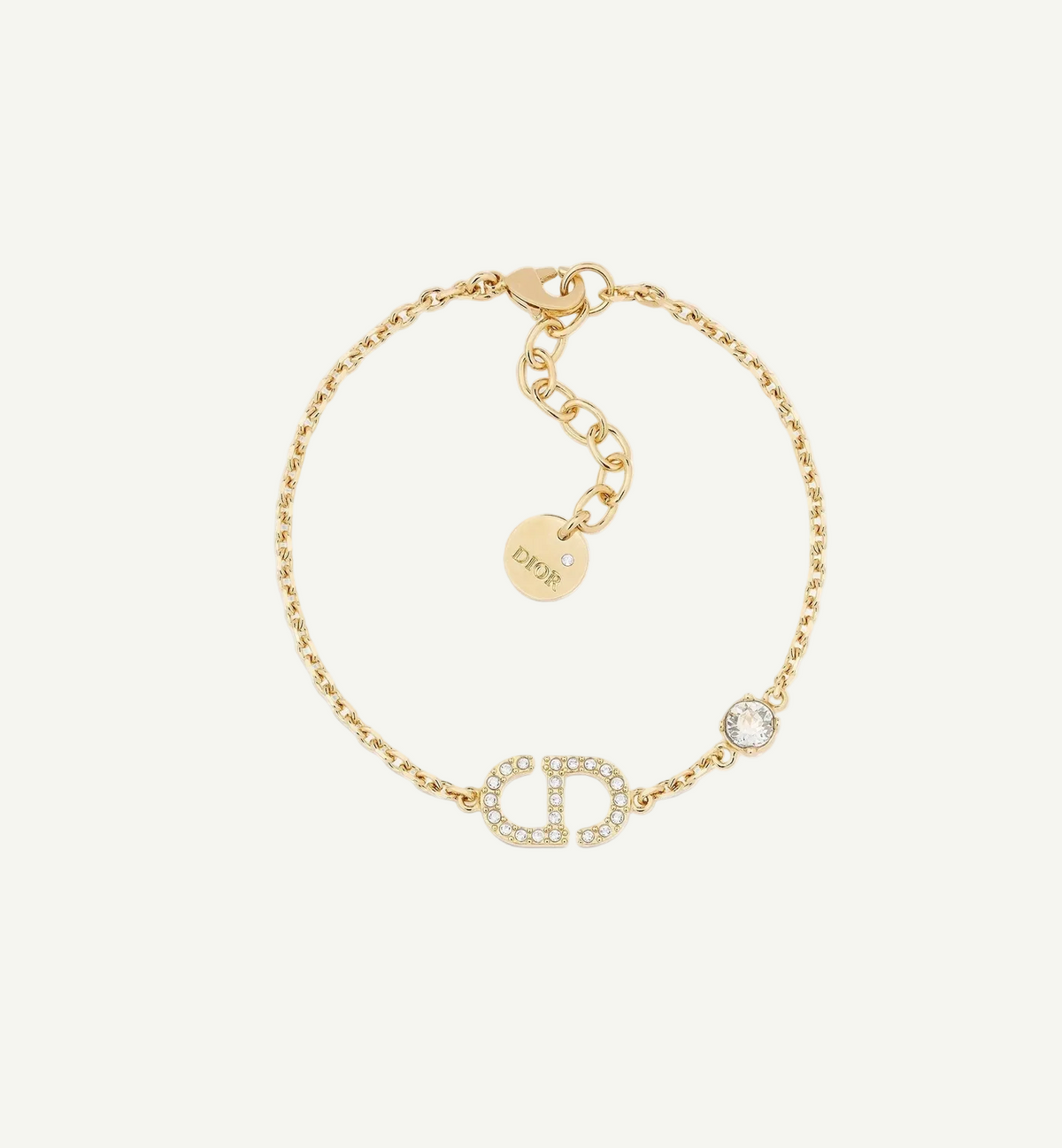 Dior - Bracelet Petit CD Dorée