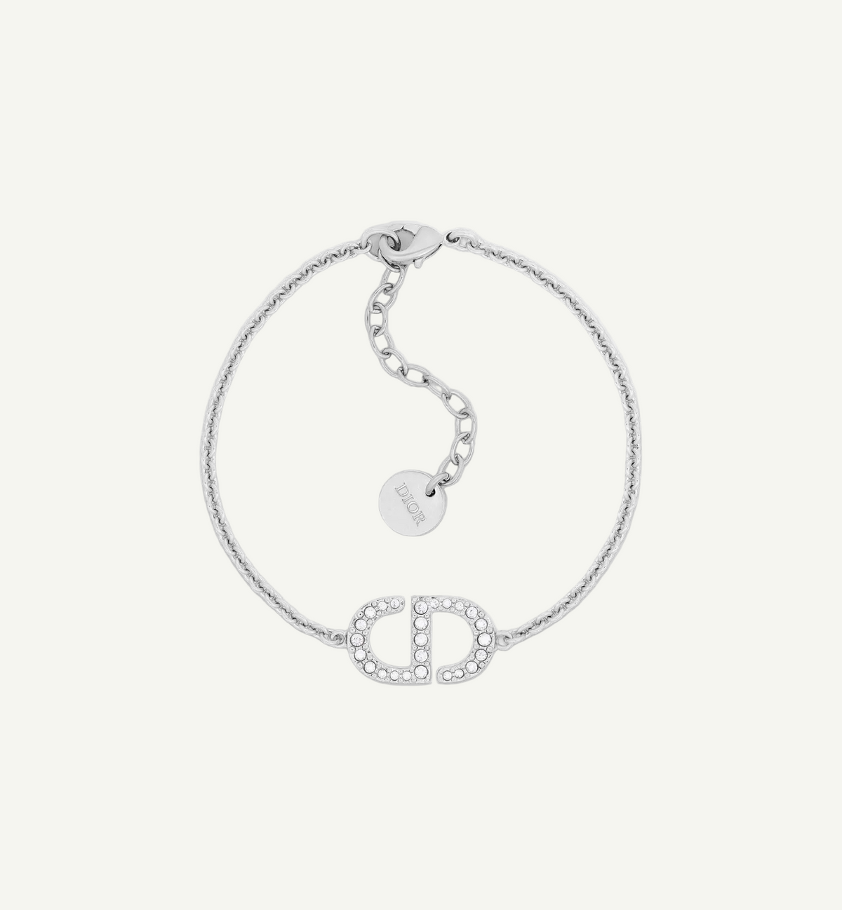 Dior - Bracelet Petit CD Argentée