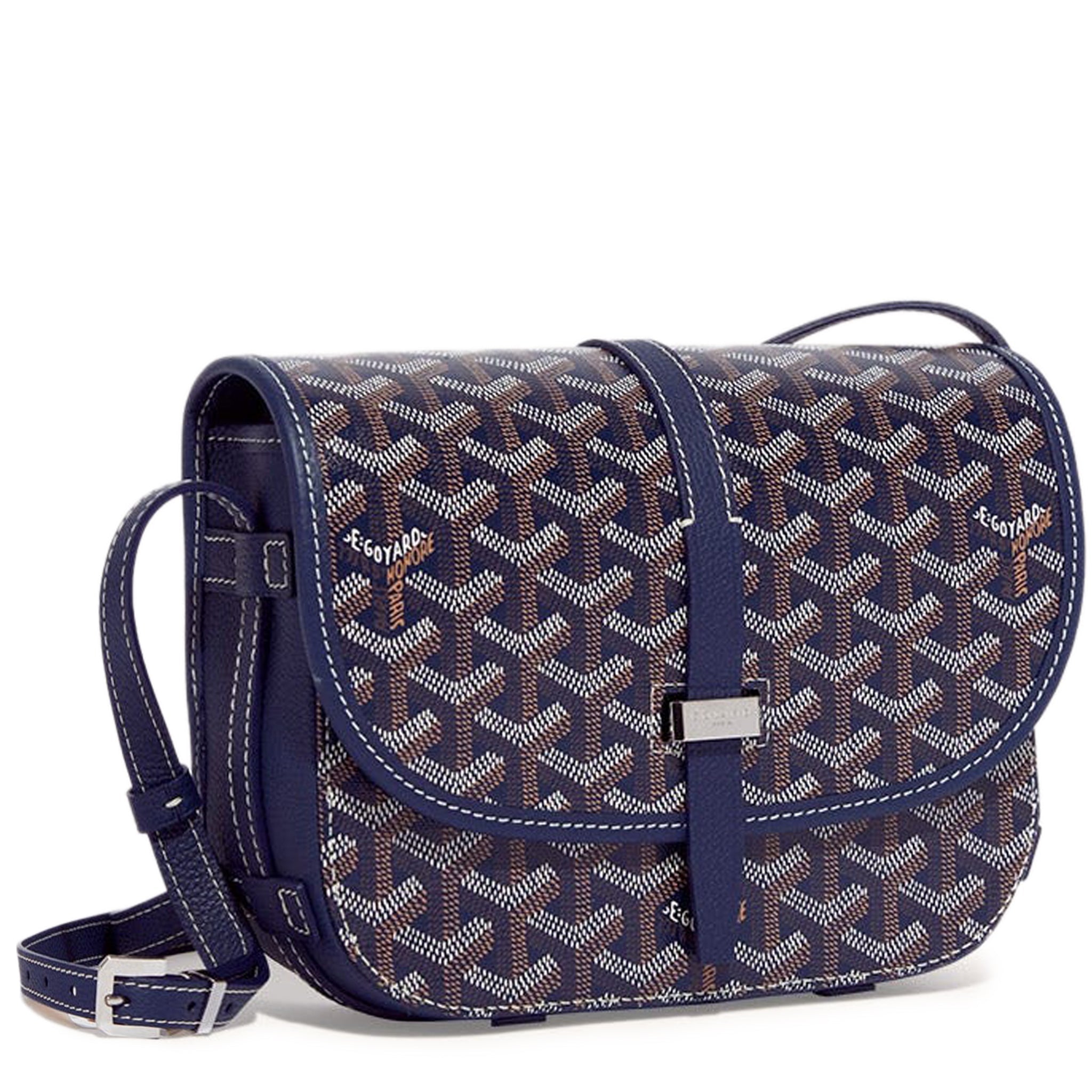 Goyard Sacoche Bleu marine