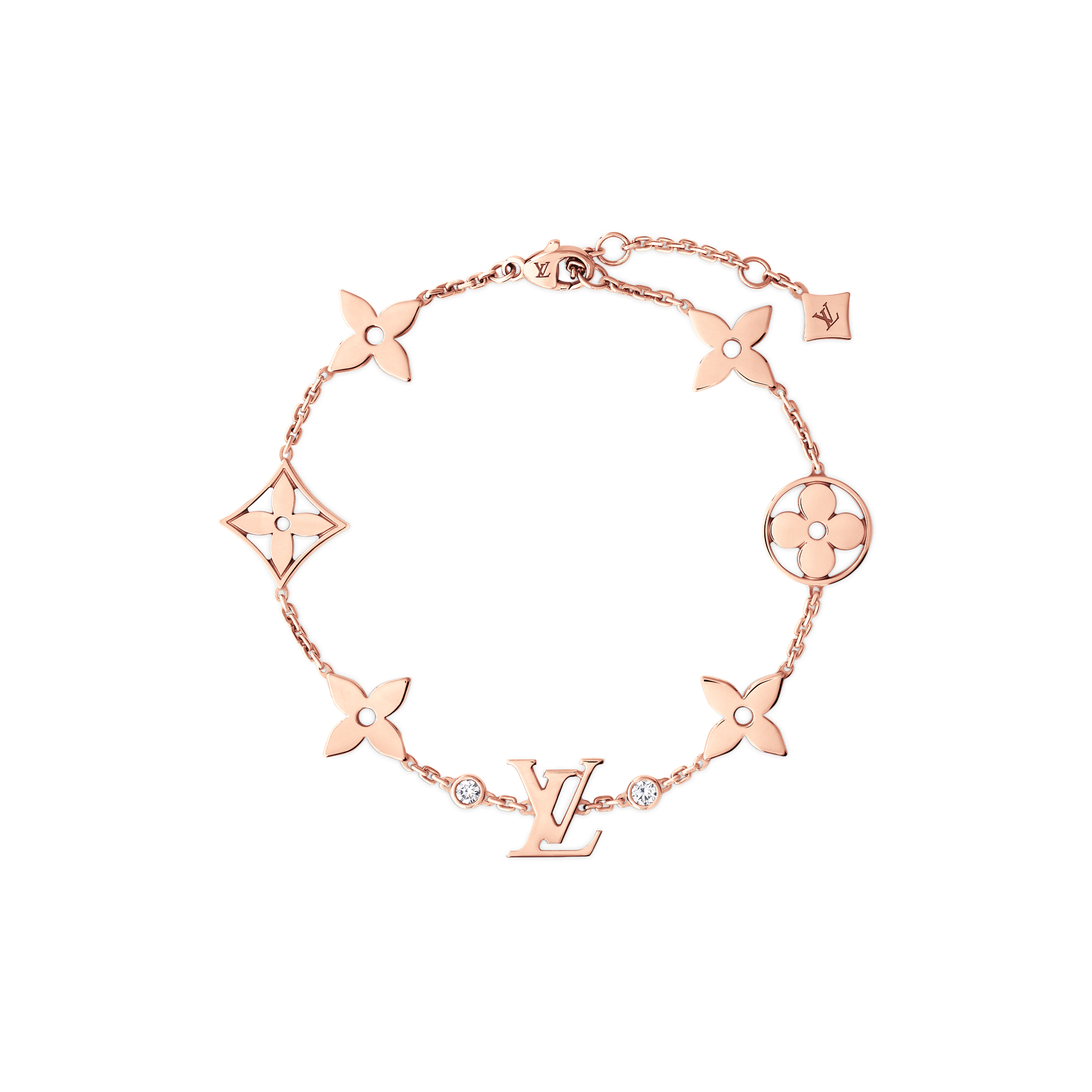 LV - Bracelet Monogram Blossom Or Rose