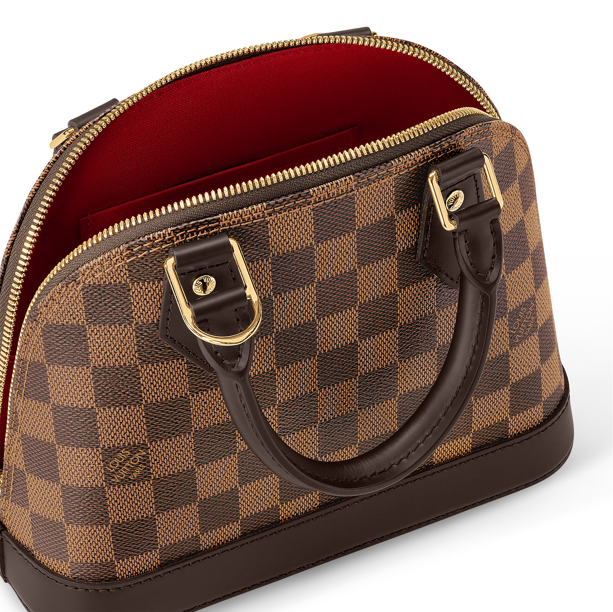 LV Sac Alma BB Toile Damier Ébène