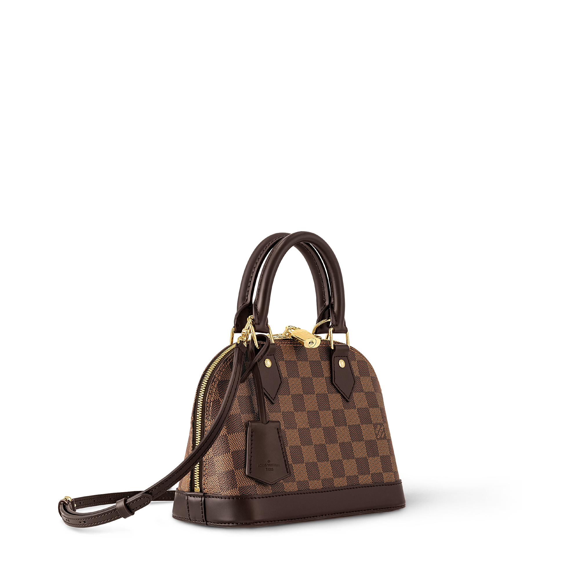 LV Sac Alma BB Toile Damier Ébène