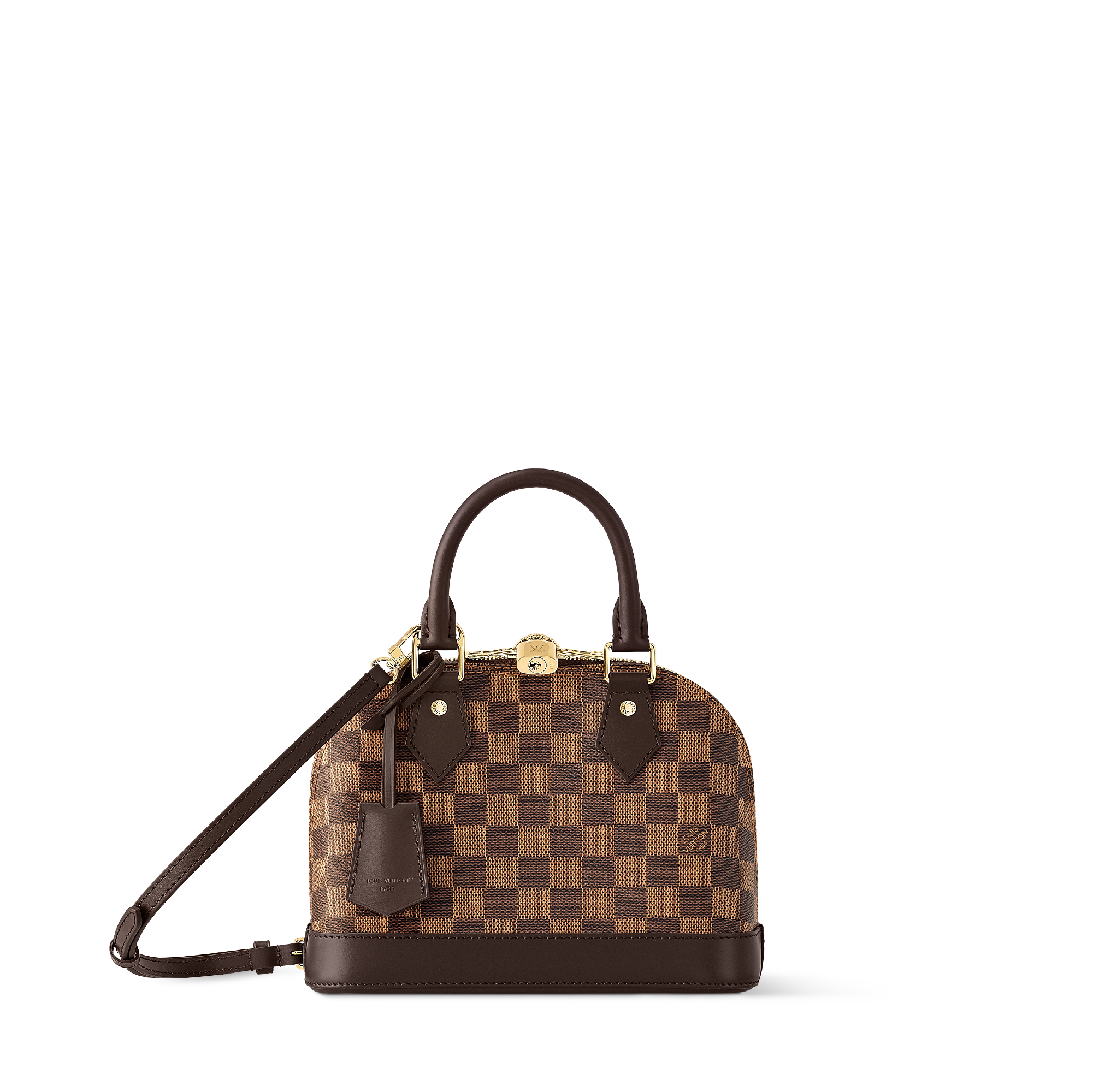 LV Sac Alma BB Toile Damier Ébène