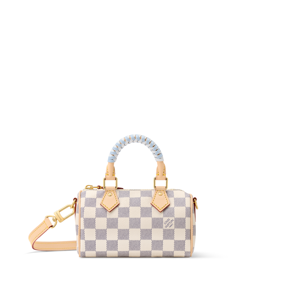 LV Sac Nano Speedy Toile Azur