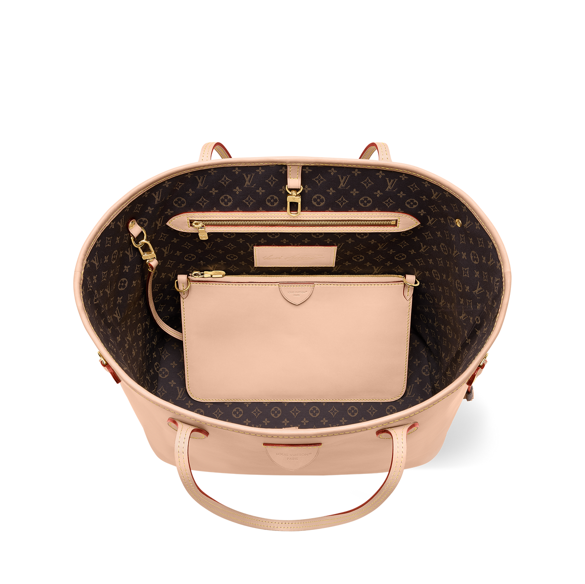 LV Sac Neverfull MM Beige