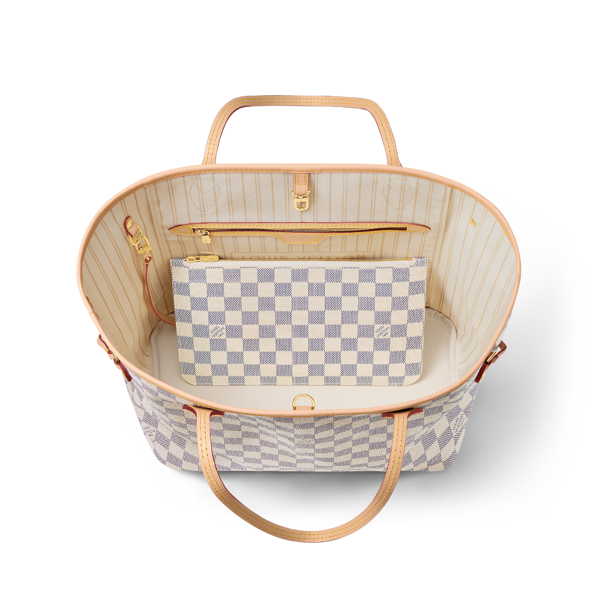 LV Sac Neverfull MM Toile Azur