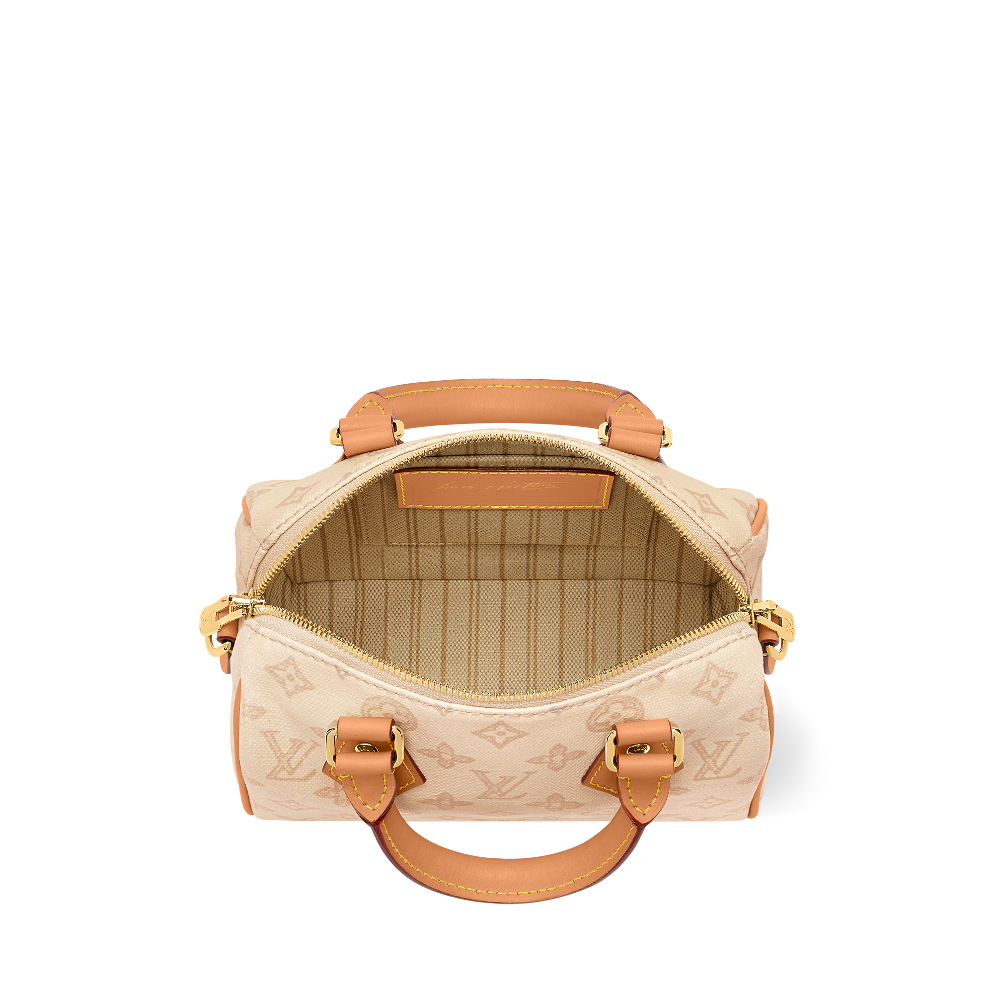 LV Sac Speedy Bandoulière 20 Beige