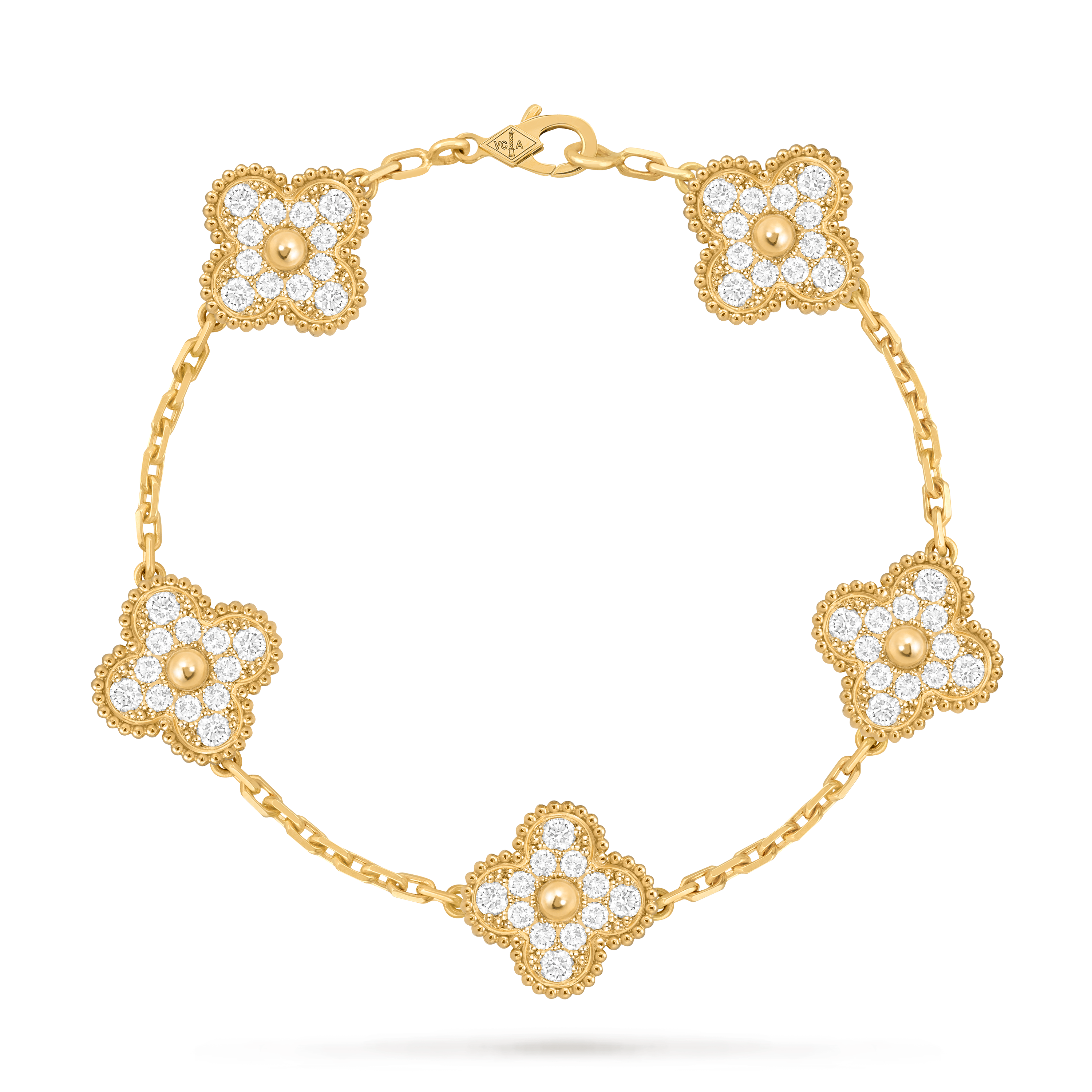Van Cleef - Vintage Alhambra 5 motifs Diamant