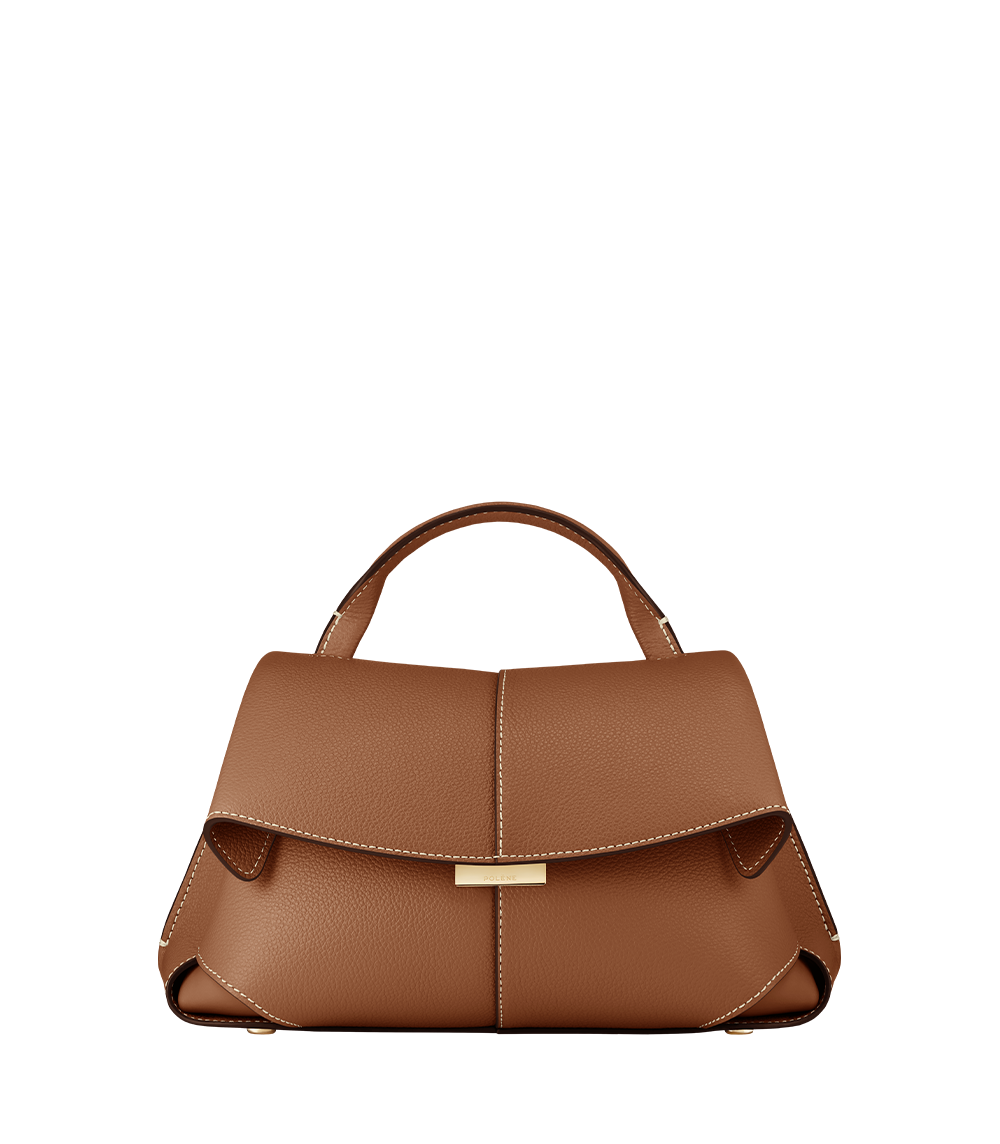 Polène Sac Mokki Mini Camel Grainé