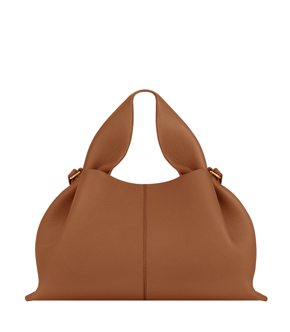 Polène Sac Numéro Neuf Camel Grainé