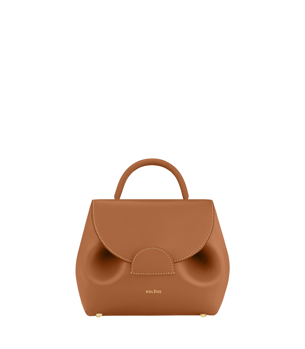 Polène Sac Numéro Un Nano Camel Lisse