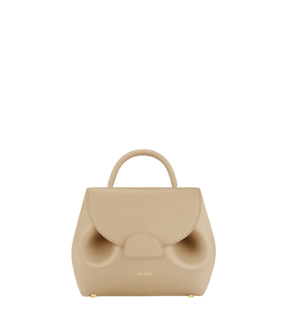 Polène Sac Numéro Un Nano Sable Lisse