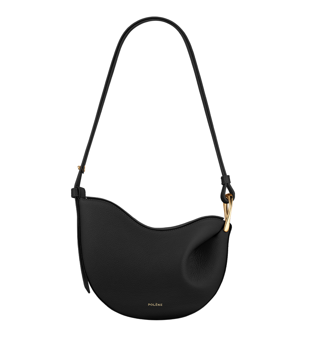 Polène Sac Tonca Noir Grainé