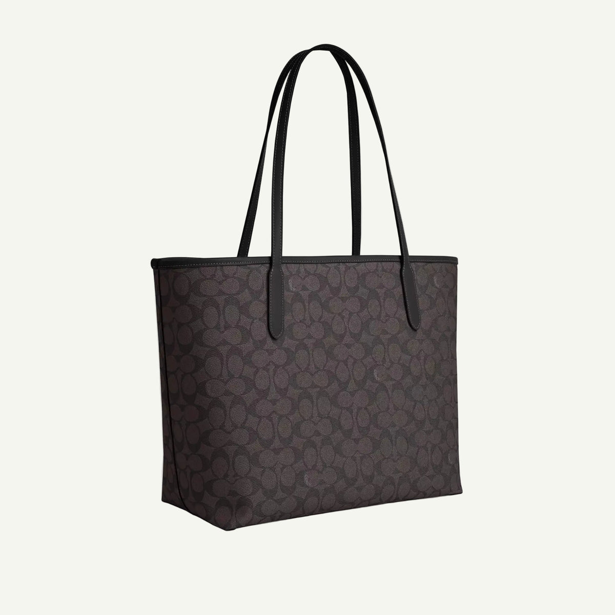 Coach Sac Cabas City Noir Toile