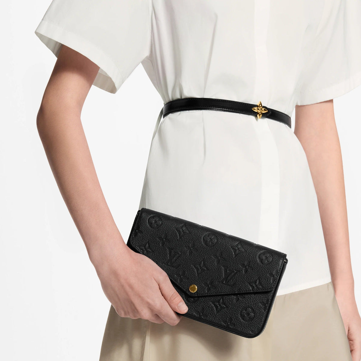 LV Pochette Fécilie Noir