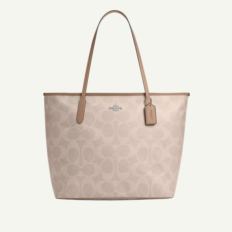 Coach Sac Cabas City Sable Toile