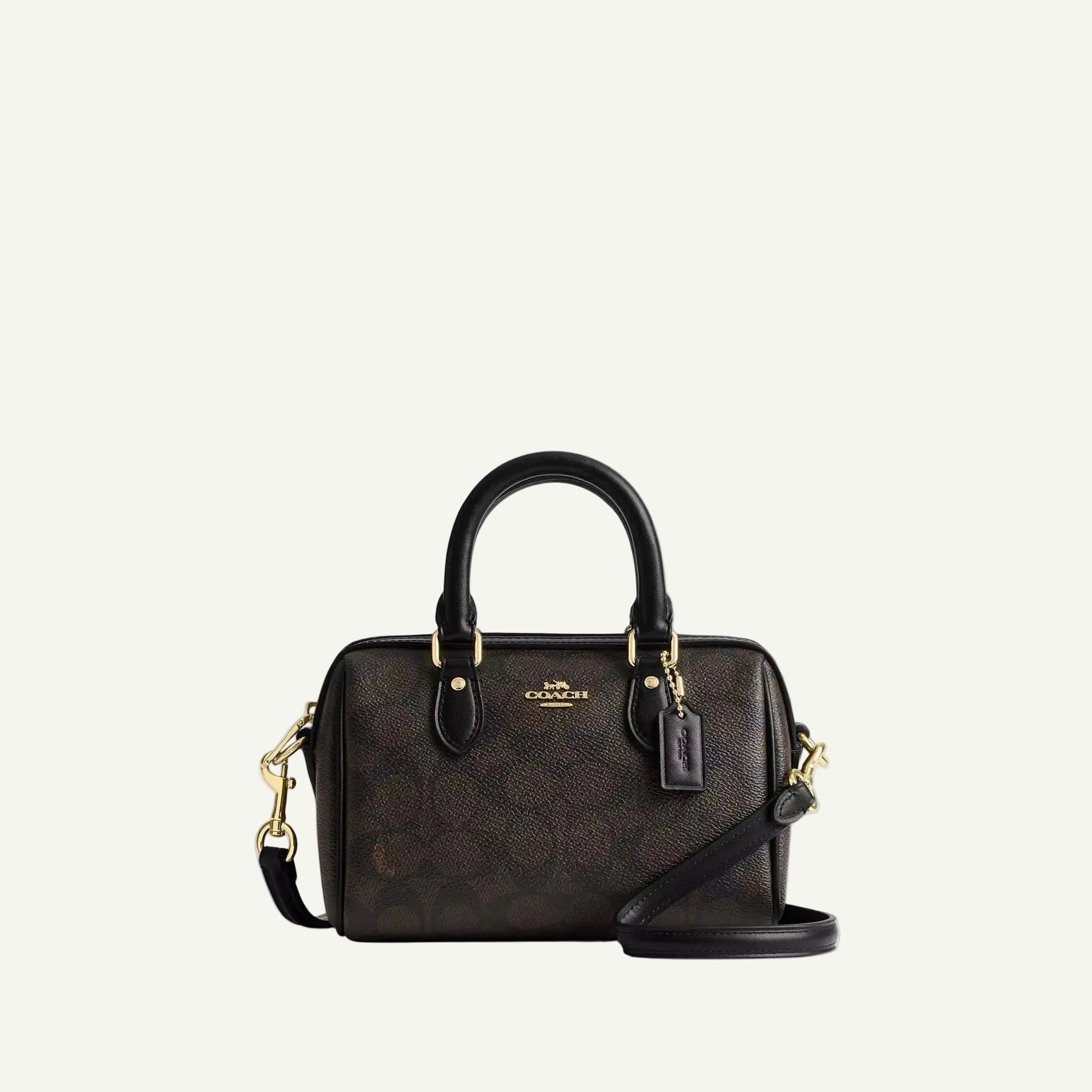 Coach Mini sac Bandoulière Rowan Noir Toile