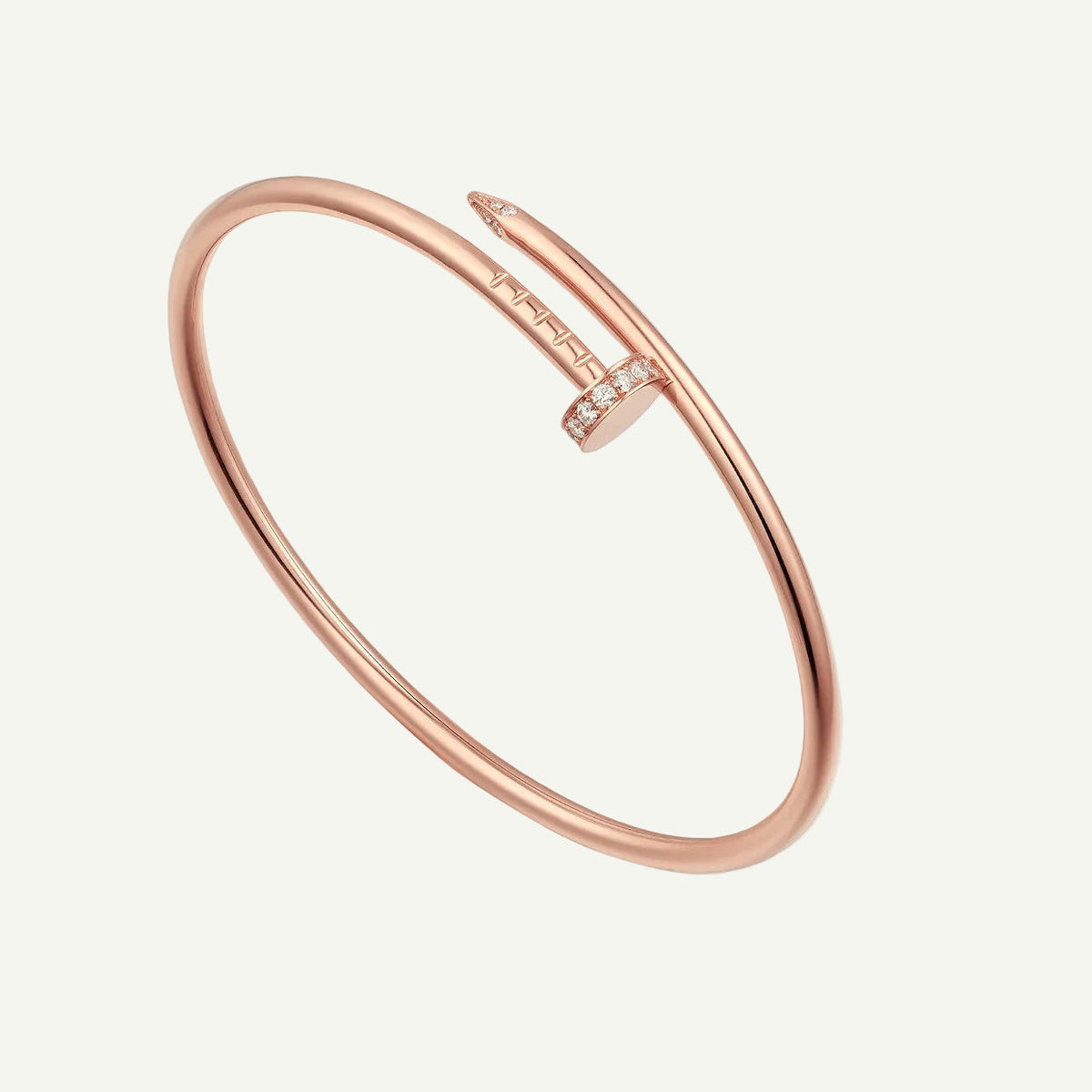 Cartier - Bracelet Juste un Clou Diamants Or Rose