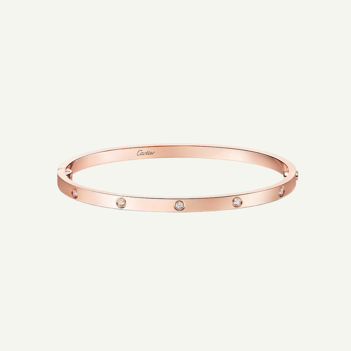 Cartier - Bracelet Love, 10 diamants Or Rose