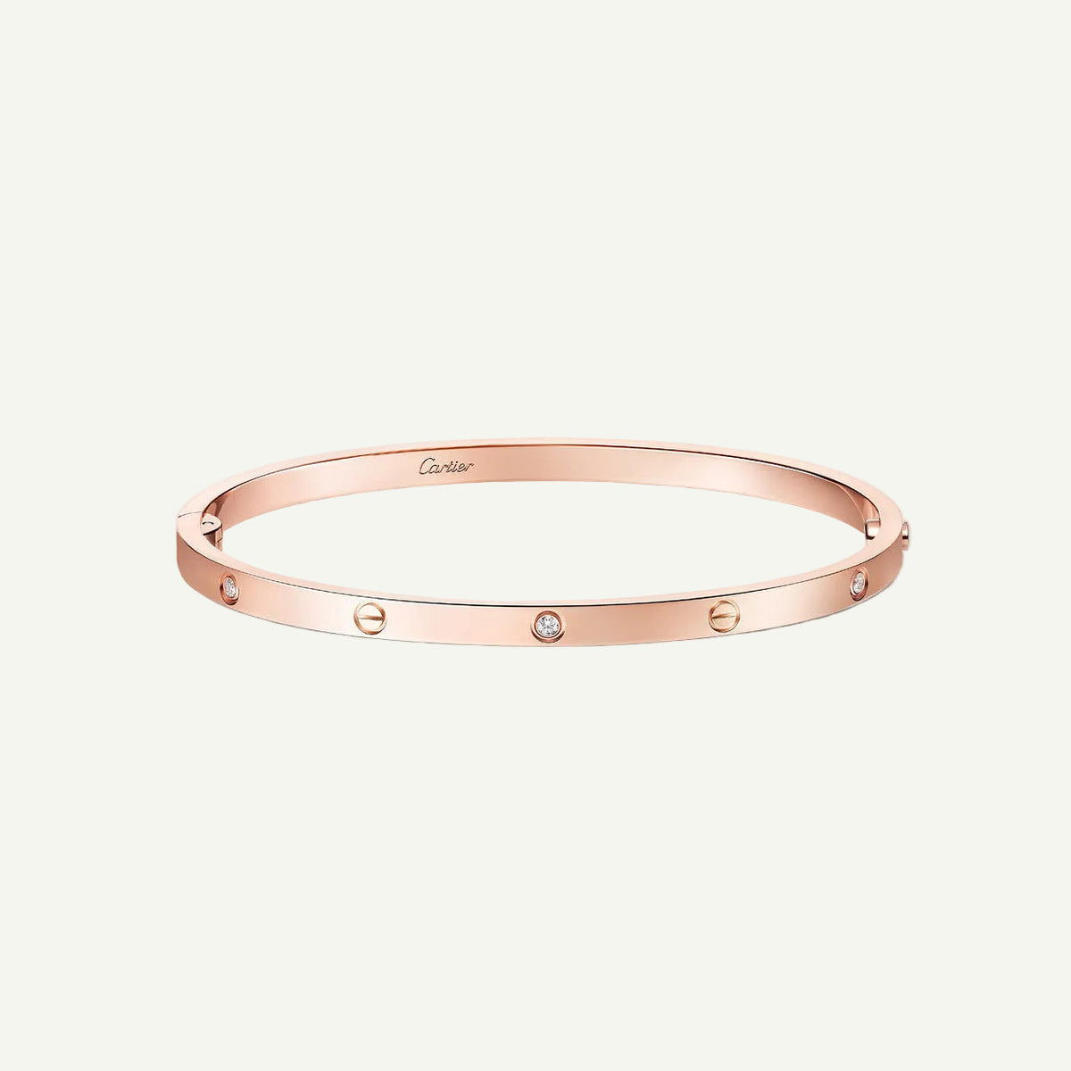 Cartier - Bracelet Love, 4 diamants Or Rose